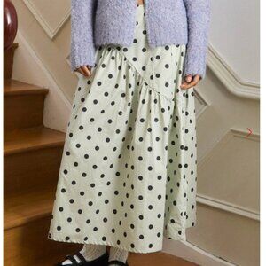 Maeve Midi Skirt Lisa Says Gah Mint Chip Dot